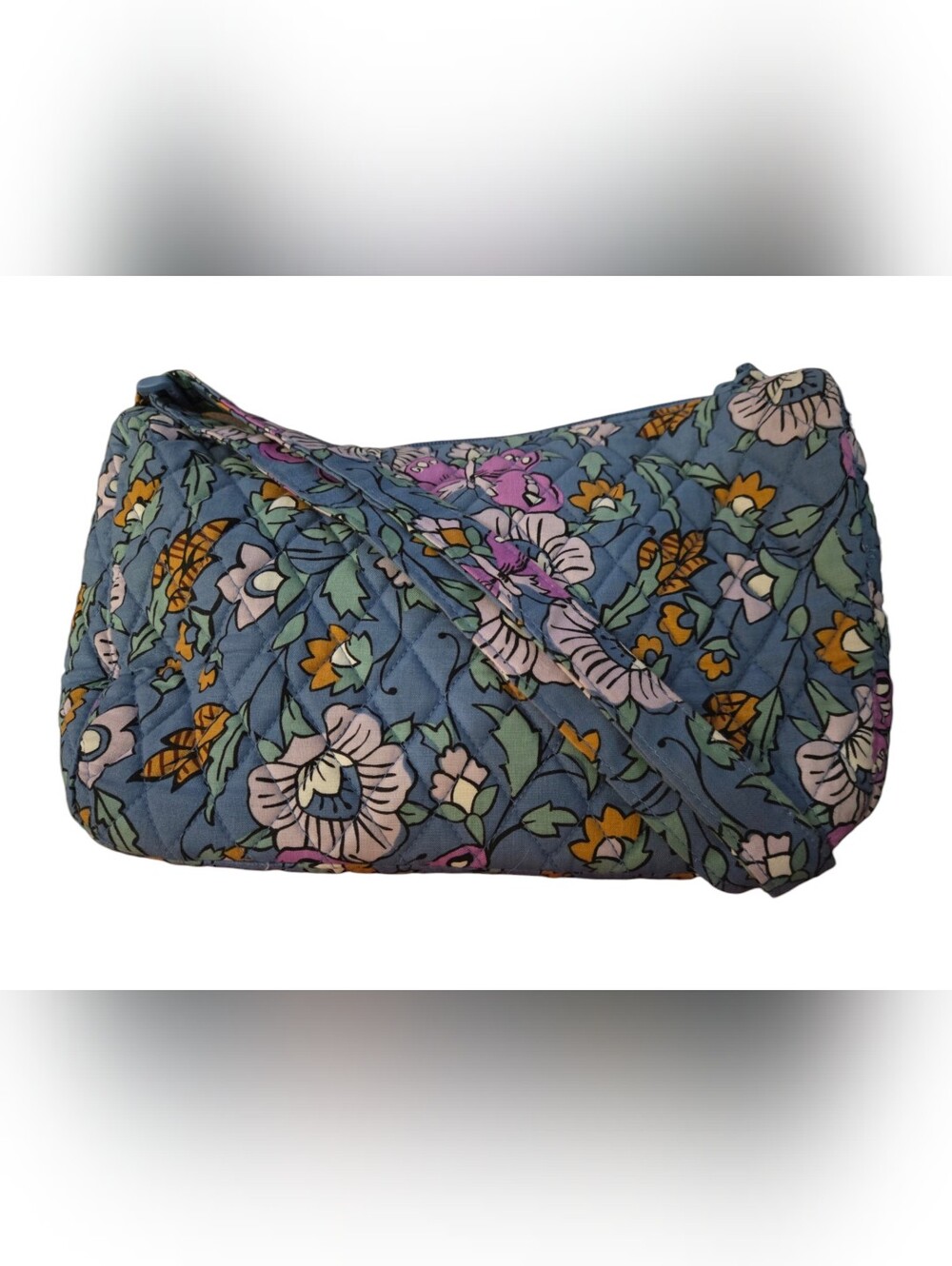 Vera Bradley - Women's Quilted Cotton Slouchy Shoulder Bag Wild Prairie